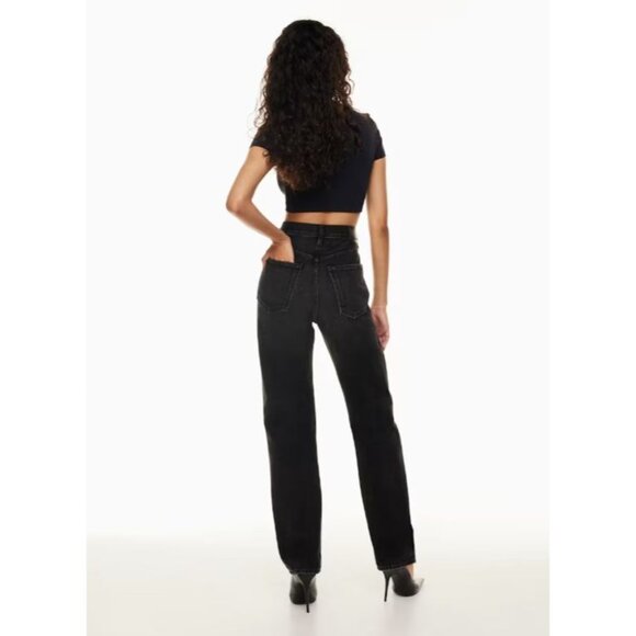 Aritzia Citizens of Humanity Eva High-Rise Baggy Jeans in Obsidian Size 24 - Picture 4 of 16